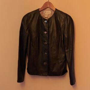 Worth Women's Black Leather Jacket